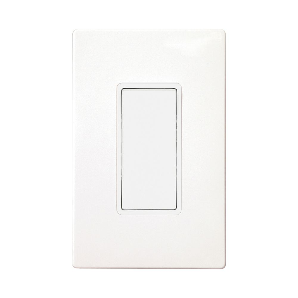 Cooper Wiring Devices 7501W-BOX Decorator Switch Single-pole 15A 120/277V Flush Mount White Thermoplastic