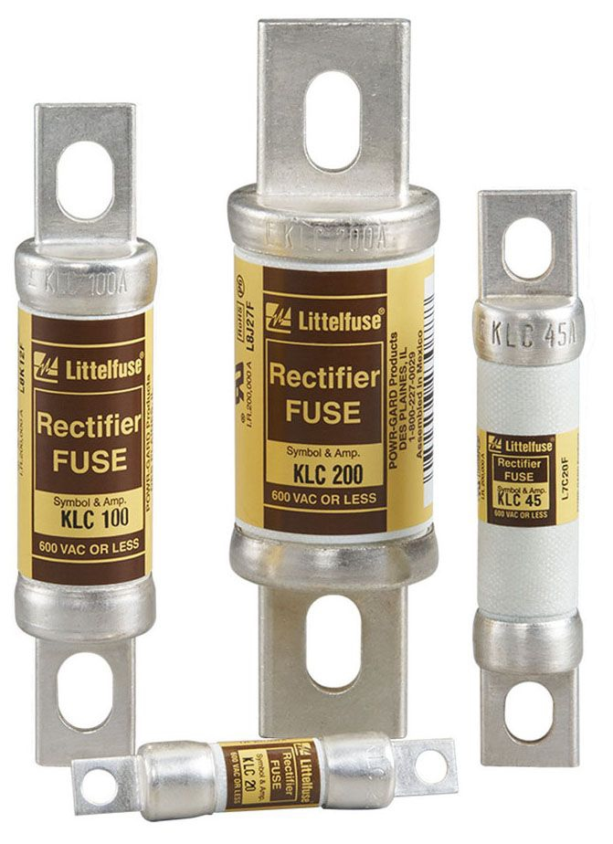 Littelfuse KLC100 Semiconductor Fuse 100A 600VAC High Speed Blade Terminal