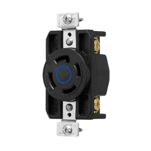 Cooper Wiring Devices AHCL1530R Locking Receptacle 30A 3Ø 250V L15-30 Glass filled nylon Black