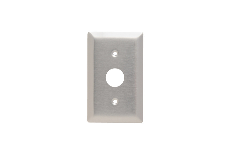 Pass & Seymour SS717 Wall Plate 1-Gang Strap Mounted Stainless Steel Brushed Finish