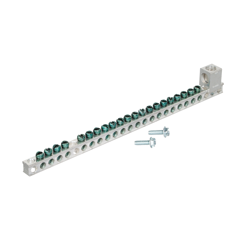 Cutler-Hammer GBK2120 Ground Bar Kit 21-Terminals 3/4 in Mounting Hole Distance