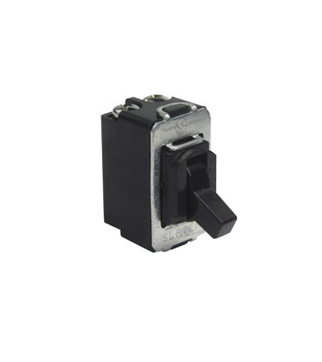 Pass & Seymour ACD203 Toggle Switch 20A Single Pole 14-10 AWG Brown