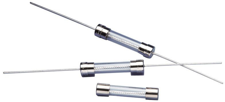 Littelfuse 0313.062VXP Cartridge Fuse 0.062A 250V Slow Blow Time Delay Glass Body Nickel Plated Brass Cap
