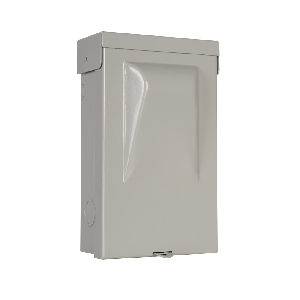 Cutler-Hammer DPU222R Air Conditioning Disconnect Non-fused Pullout 60A 120/240V 10 hp NEMA 3R Galvanized Steel ANSI 61 gray