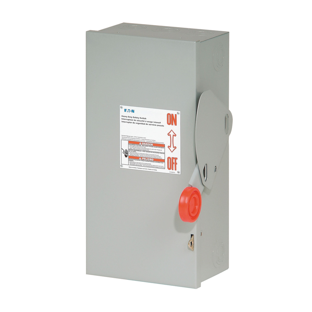 Cutler-Hammer DH361URK Safety Switch Non-fusible 3-Pole 30A 600V NEMA 3R Painted Galvanized Steel