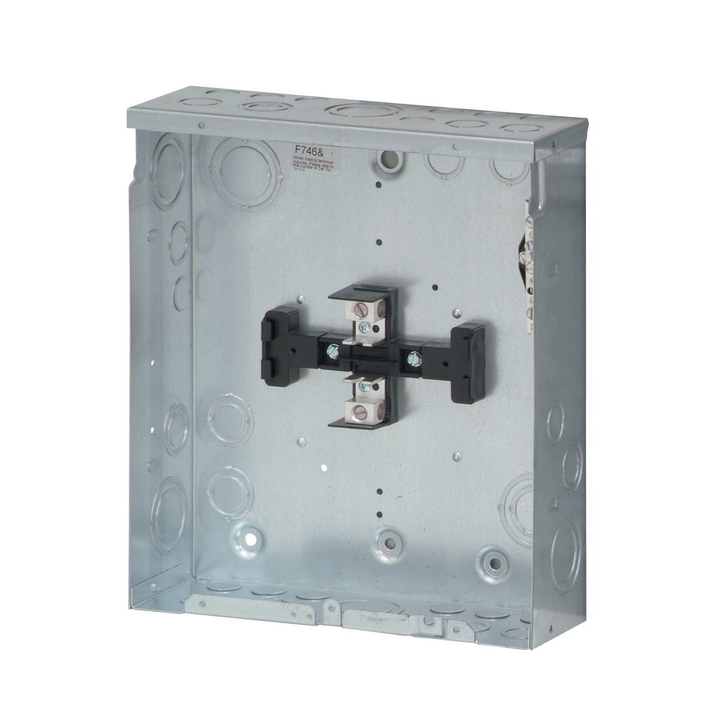 Cutler-Hammer BR48L125SP Loadcenter Main Lug 125A 120/240V 8-Circuit Aluminum Bus Surface Mount Metallic