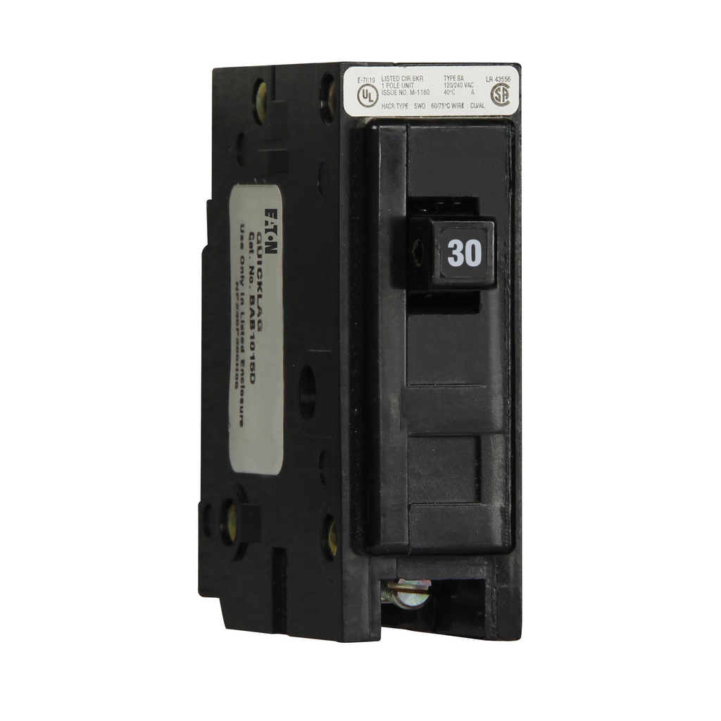 Cutler-Hammer BAB1030 Circuit Breaker 1-Pole 30A 120/240V 10kAIC