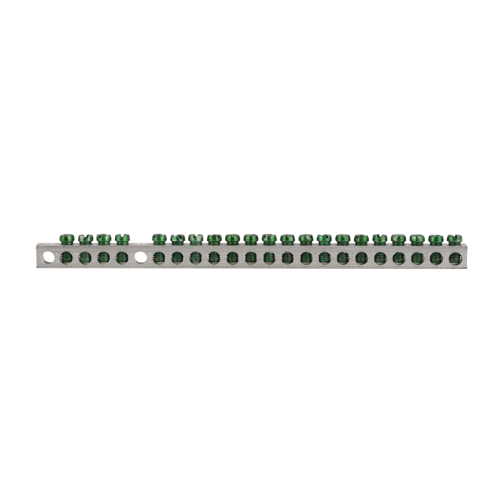 Cutler-Hammer GBK21 Ground Bar Kit 21-Terminals 3/4 in Mounting Hole Distance