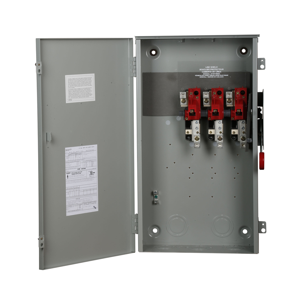 Cutler-Hammer DH364URK Safety Switch 200A 600V 3-Pole Single-Throw NEMA 3R Painted Galvanized Steel