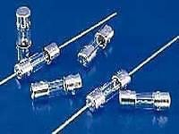 Littelfuse 022502.5P Subminiature Glass Cartridge Fuse 2.5A 250VAC Fast Acting Tin-Plated Copper Leads Nickel-Plated Brass Cap